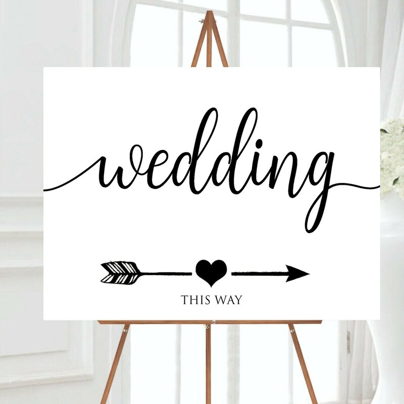 This Way Sign - Etsy