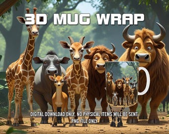 Opakowanie na kubek 3D, projekt sublimacji opakowania na kubek PNG, 11 uncji i 15 uncji, szablon kubka do kawy, projekt prasy do kubków 3D