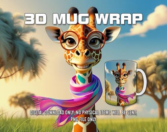 Opakowanie na kubek 3D, projekt sublimacji opakowania na kubek PNG, 11 uncji i 15 uncji, szablon kubka do kawy, projekt prasy do kubków 3D