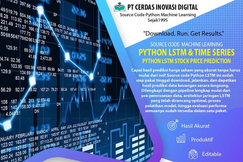 Python LSTM-Quellcode für die Kursvorhersage | Bereit zum Laufen | Nur Herunterladen & Ausführen! Bild 2