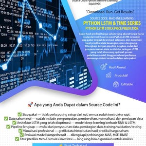 Python LSTM Stock Price Prediction Source Code | Ready to Run | Just Download & Execute!