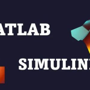 Puede incluir: Logotipos de MATLAB y Simulink. El logotipo de MATLAB es texto blanco sobre un fondo azul oscuro. El logotipo de Simulink es texto blanco sobre un fondo azul oscuro con un gr&aacute;fico 3D azul y naranja.