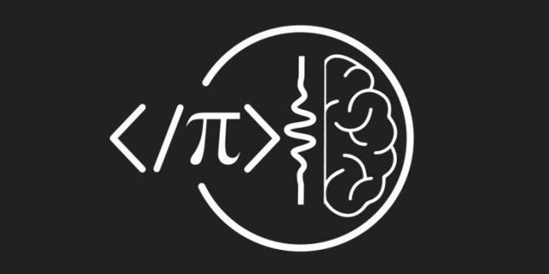 Puede incluir: Un dibujo de l&iacute;nea blanca de un cerebro dentro de un c&iacute;rculo con una l&iacute;nea ondulada y el texto </&pi;> fuera del c&iacute;rculo.