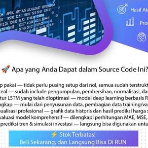 Python LSTM-Quellcode für die Kursvorhersage | Bereit zum Laufen | Nur Herunterladen & Ausführen! Bild 3