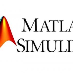 May include: The MATLAB and Simulink logo features a stylized, abstract shape in blue, red, and orange. The text "MATLAB" and "SIMULINK" are in black, with the registered trademark symbol next to each word.