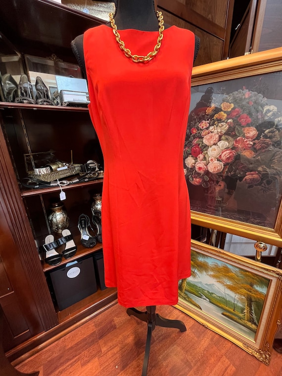 Vintage Silk Sheath Dress