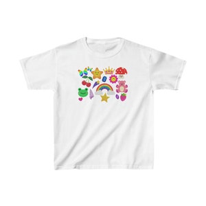 Kidcore Baby Tee Y2K, Preppy Stuff, Kidcore Clothing, Coquette Top, Gen Z Shirt, Downtown Girl, Kawaii Clothes, Glitter Stickers, Y2K Baby image 6