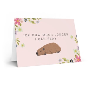 IDK per quanto ancora posso uccidere Capybara Card