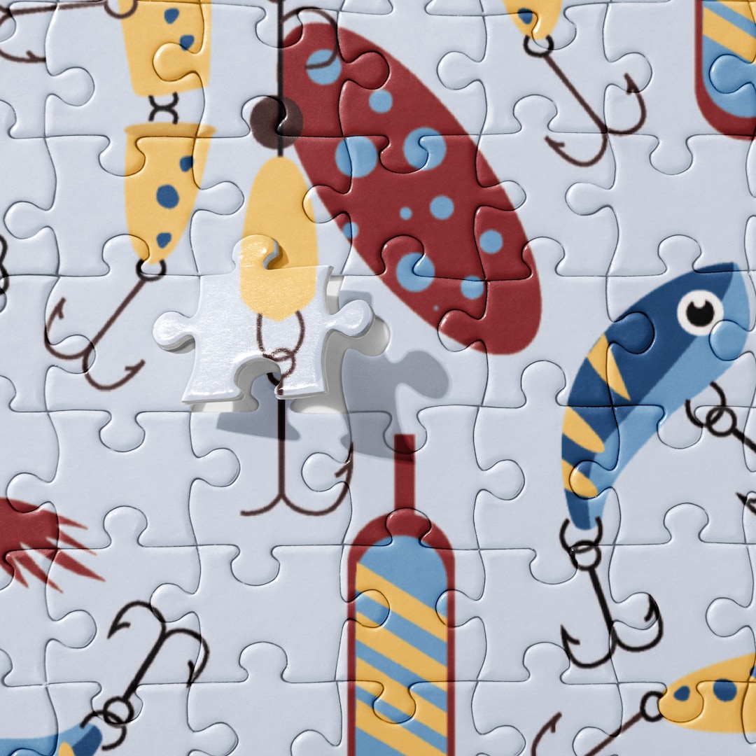 Fishing Jigsaw Puzzle 2 Etsy