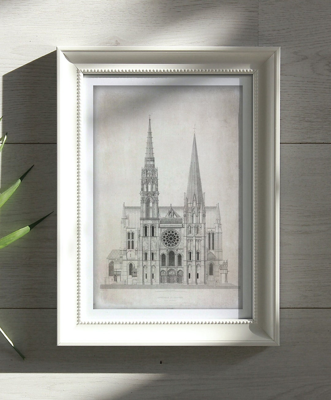 Chartres Cathedral 1194, French Architecture, Architecture Prints ...