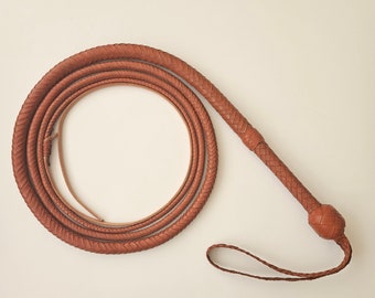 Indiana Jones Bullwhip 8feetインディジョーンズ 鞭 Indiana Jones Style 8ft Bullwhip – Genuine Leather, 12-Plait