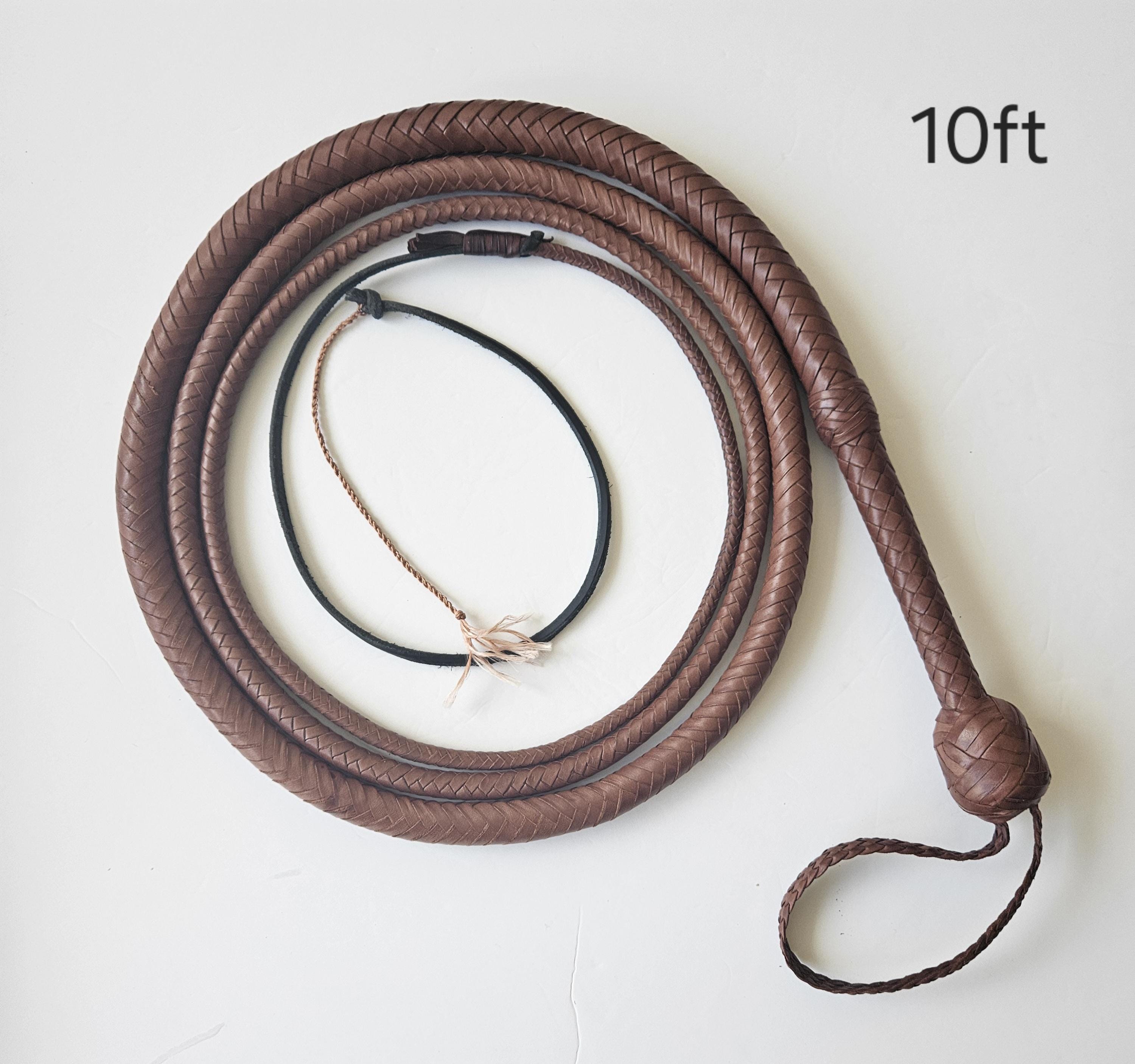 Indiana Jones Bullwhip. 10ft 12 Strands KOTCS Edition in