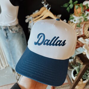 Dallas (CUSTOM CITY) Embroidered Trucker Hat