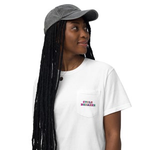 CYCLE BREAKER Unisex garment-dyed Comfort Colors pocket t-shirt