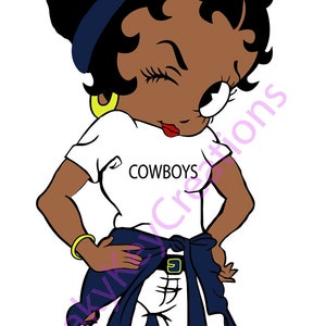 Cowboys Betty Boop Digital