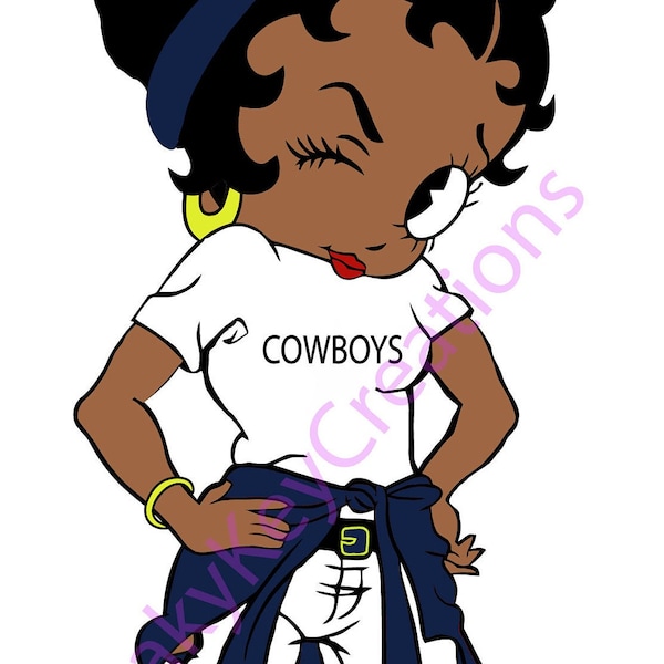 Cowboys Betty Boop Digital