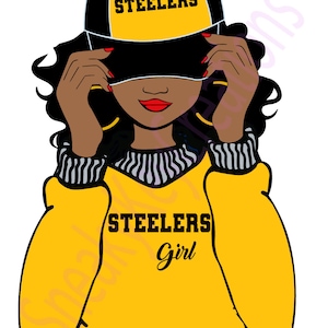 Steelers cap girl
