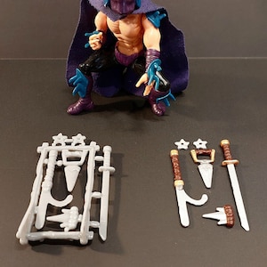 Vintage Playmates Shredder ACCESSORIES