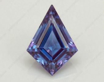 Alexandrite Stone Kite Color Change Gemstone June Birthstone For Jewelry Making