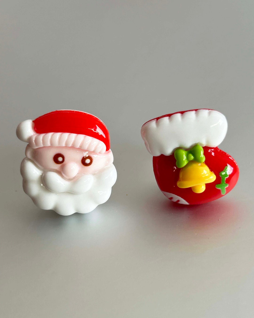 Rotating Christmas Shoe Jibbitz Cute Santa Claus / Socks / Etsy