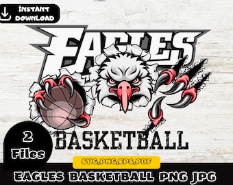 High School Eagles Basketball PNG JPG, Eagle Baskeball Logo, Basketball Team Logo, Hoodie Design, Eagles Pride png, Eagle Hawk Bird Png