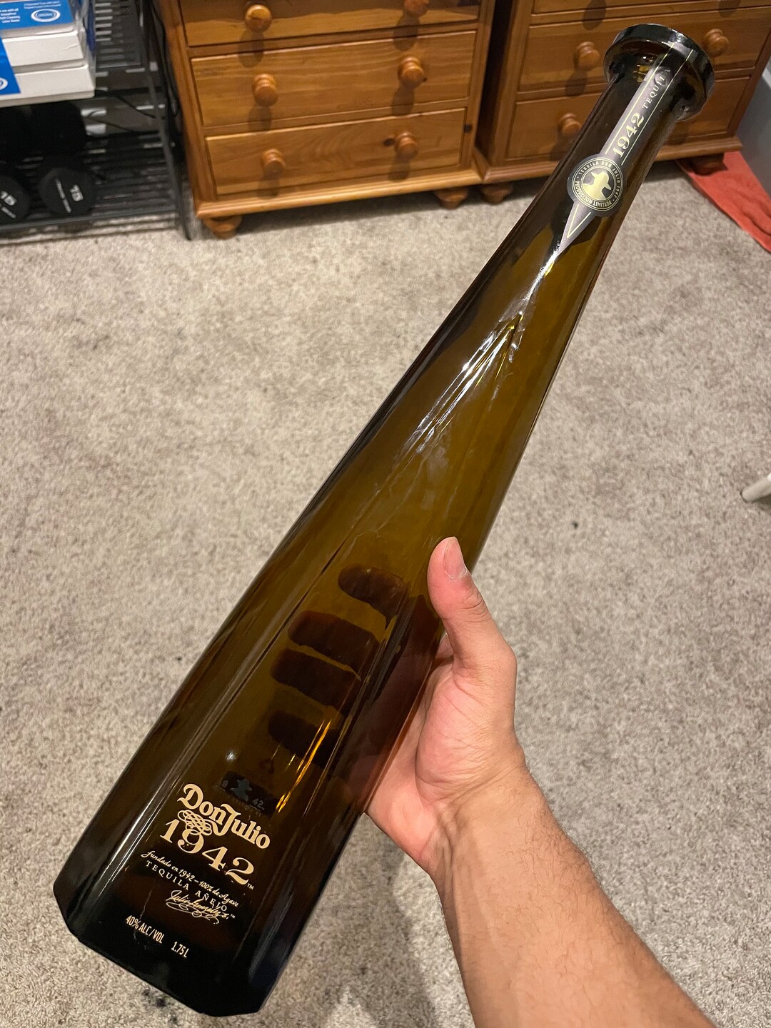 Don Julio 1942 1.75 L EMPTY BOTTLE Etsy