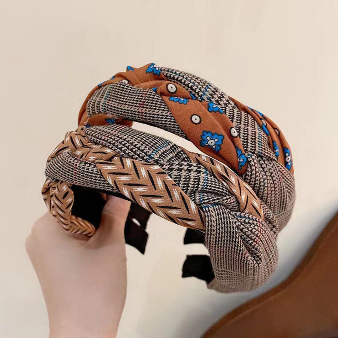 Elegant Braided Fabric Headband Etsy