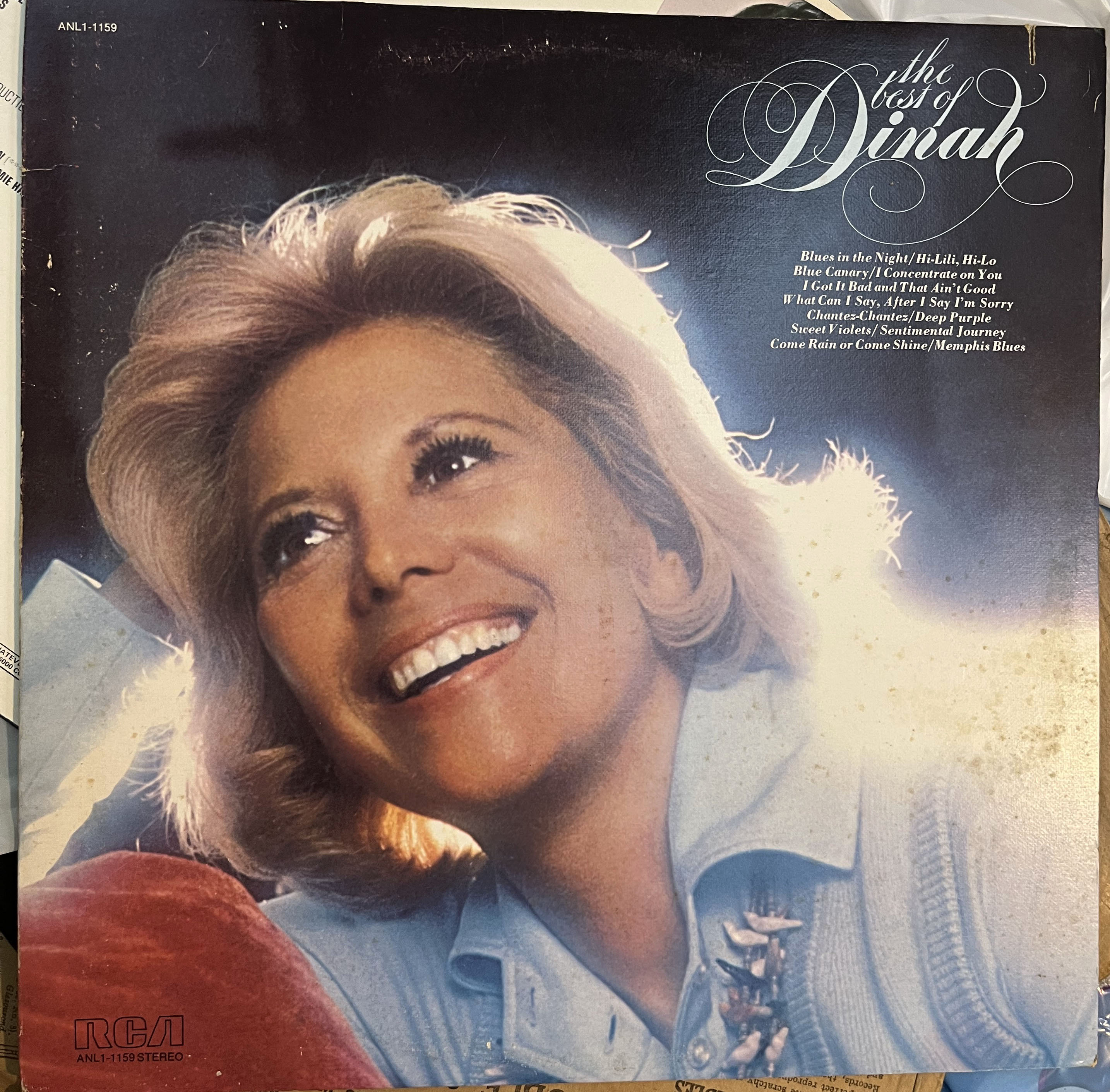 Dinah Shore the Best of Dinah Vinyl Record 1981 Original Etsy(04)
