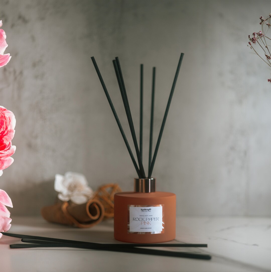 Rock Paper Pink Reed Diffuser - Etsy