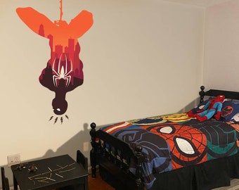 Peel and Stick Spiderman Wall Decal Avengers Wallpaper Superheroes Wall art for Bedroom Decor