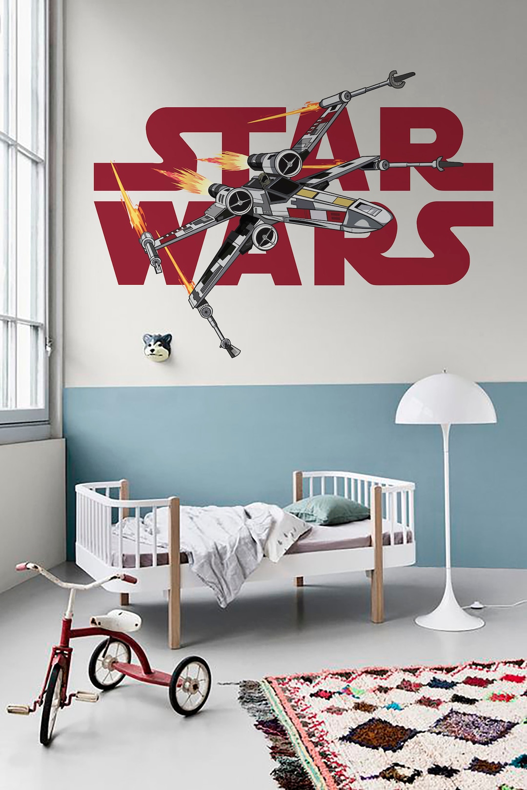 Removable Star Wars Wall Decal Boy Room Wall Mural Children Room Decor