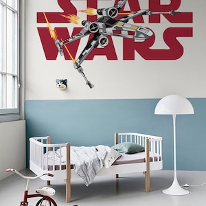 Removable Star Wars Wall Decal Boy Room Wall Mural Children Room Decor