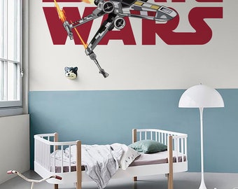 Removable Star Wars Wall Decal Boy Room Wall Mural Children Room Decor