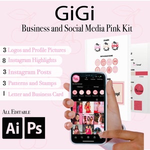 Full Branding for New Business with Social Media Logo, Instagram Posts and Highlights, Watermark, Letterhead and Business Card
