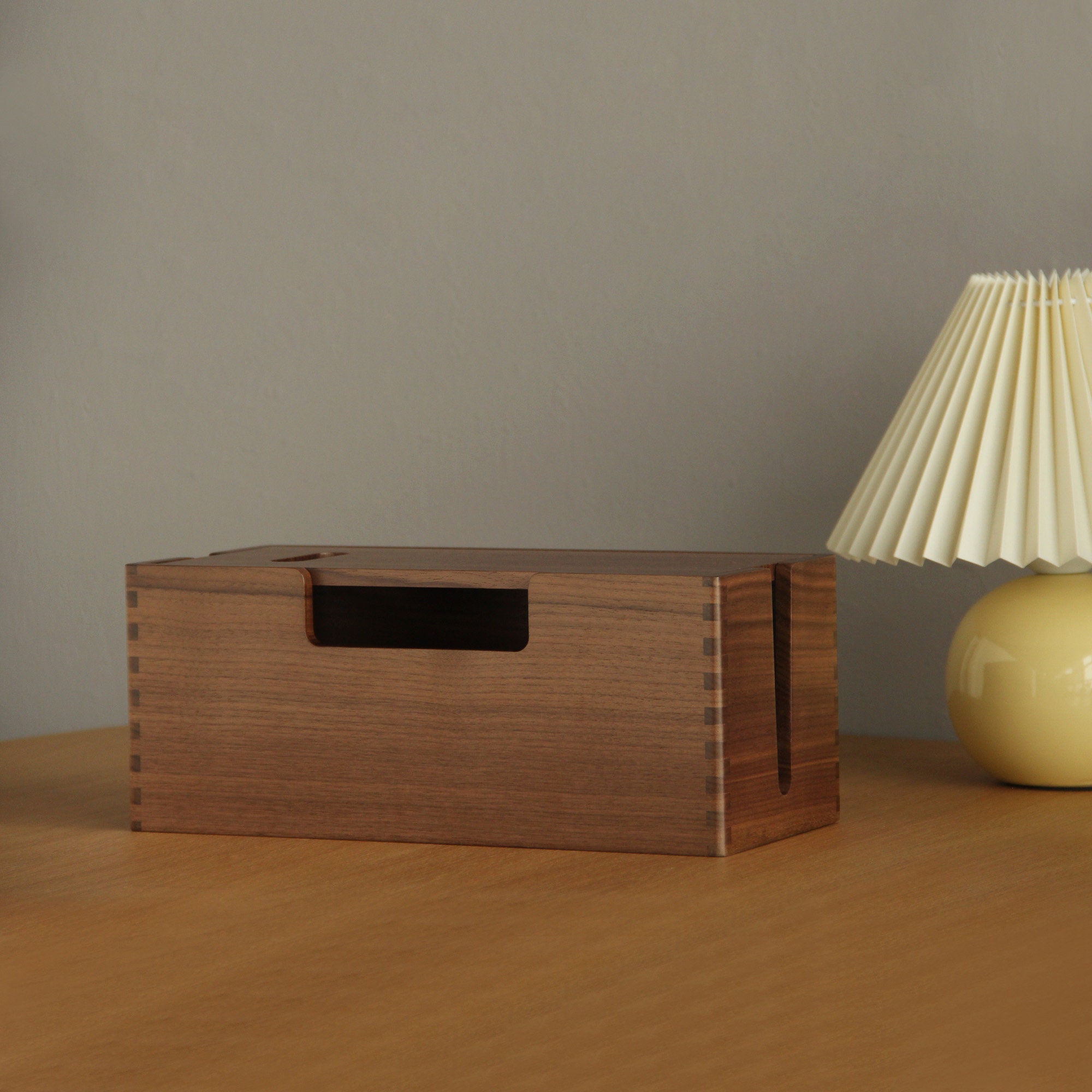Steckdosenabdeckung aus Holz, Steckdosenschutzbox für Schlafzimmer und