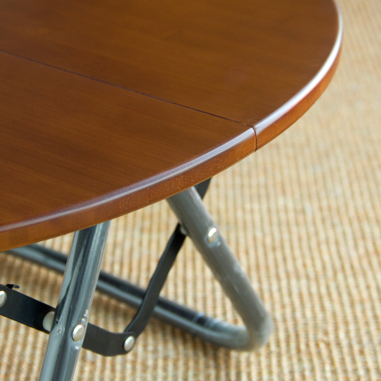 Folding Wooden Camping Table, Solid Wood Round Table, Mini Tea End Etsy