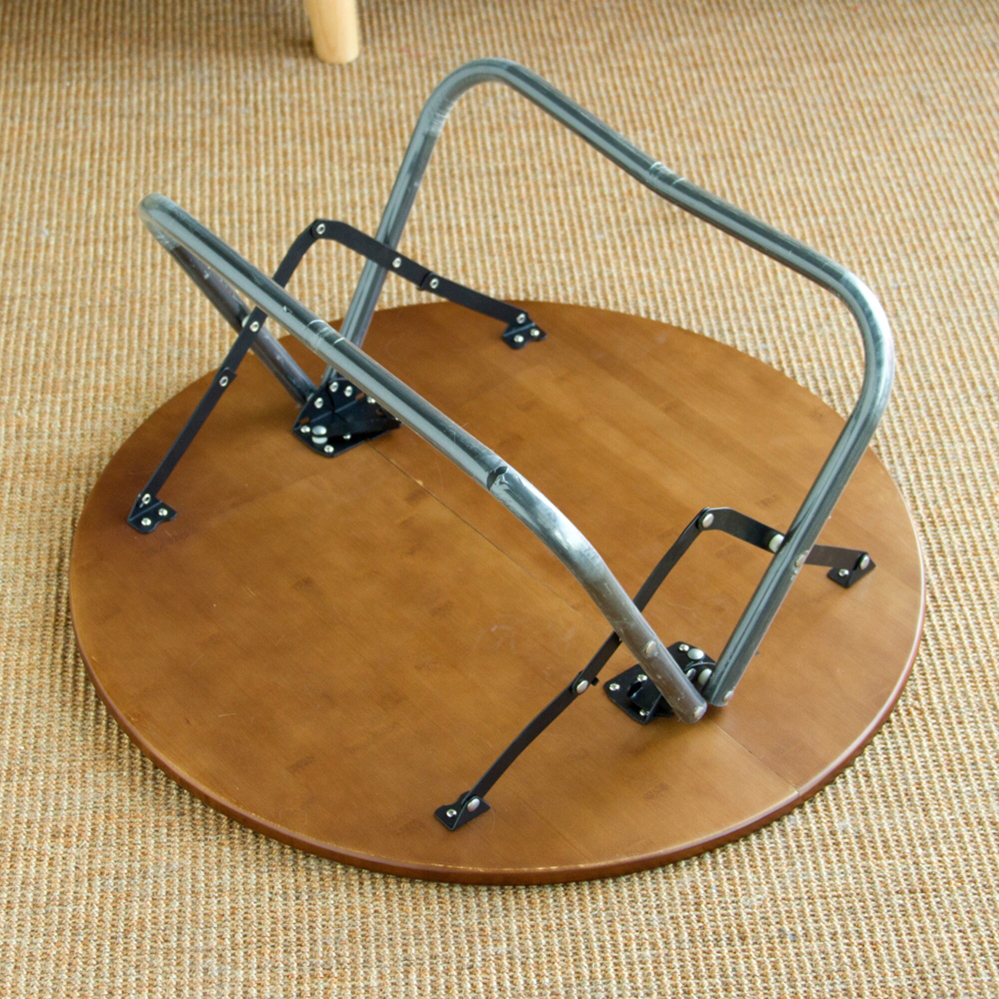 Folding Wooden Camping Table, Solid Wood Round Table, Mini Tea End Etsy