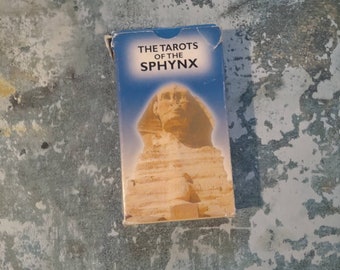Die Tarots der Sphynx. Lo Skarabäus. Tarot Deck 1998. Original Deck. Gebraucht