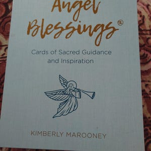 Tarjetas de Bendiciones Angelicales de Guía Sagrada e Inspiración. Por Kimberly Marooney