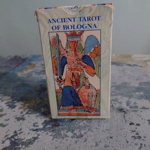 Tarot antiguo de Bolonia, Lo Scarabeo. Baraja de tarot, Baraja original. Baraja de tarot rara y coleccionable.
