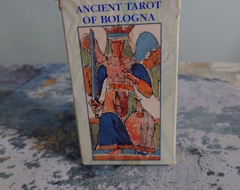 Alte Tarot von Bologneser, Lo Scarabeo. Tarot-Deck, Original-Deck. Gebraucht. Seltenes und sammelbares Tarot Deck.