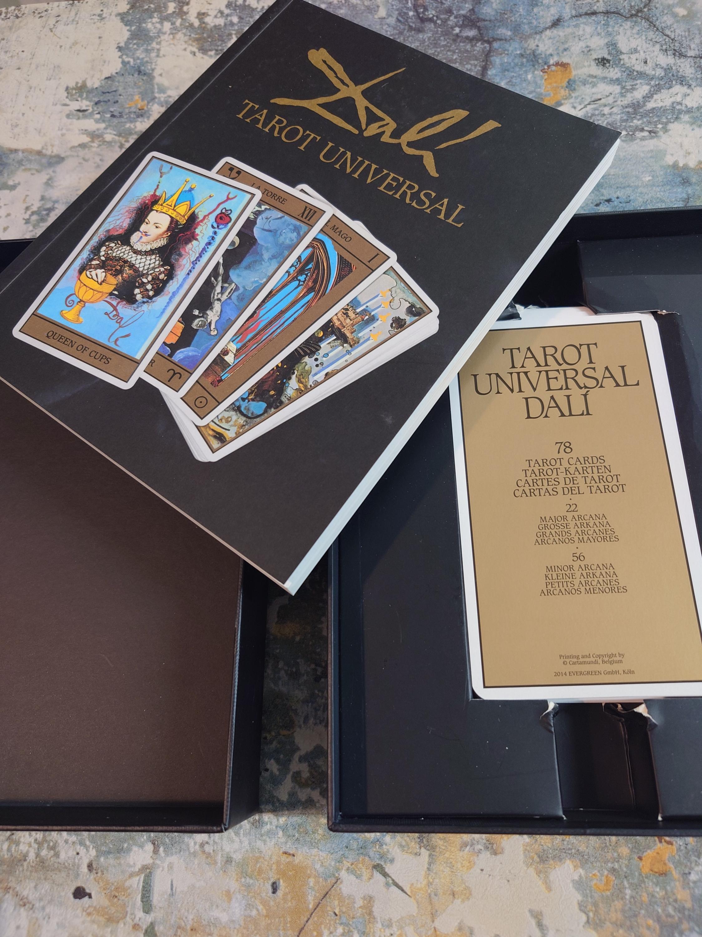 【タロット】TAROT UNIVERSAL DALI（ケース付） Dali Universal Tarot Deck and Book - Rare Boxed Set - Etsy