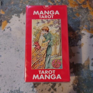 未開封デッキ。ミニマンガタロット。Lo Scarabeo。タロットデッキ。非常に希少なエディション。中古