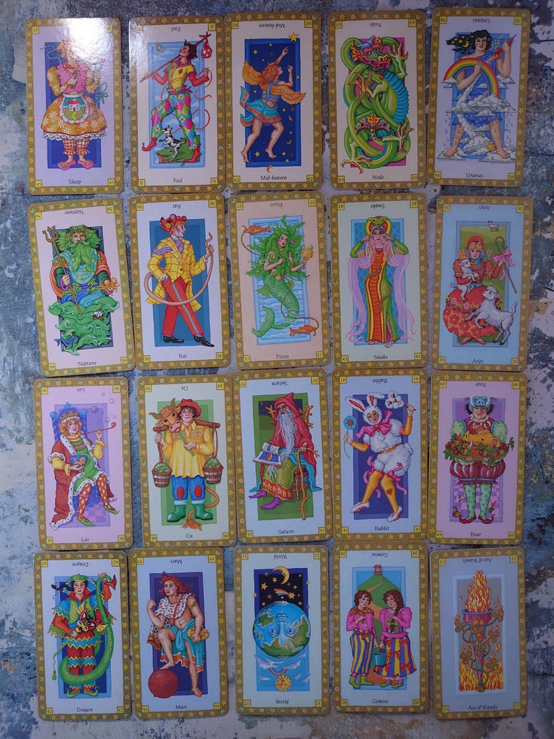 Russell Grants Astro Tarot and guide book, Vintage tarot deck, Pre-owned image 6