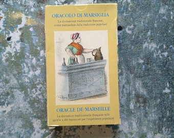 Marseille Oracle Cards, Lo Scarabeo. 2004 Sealed Deck. Original pre-owned deck. Rare Deck.