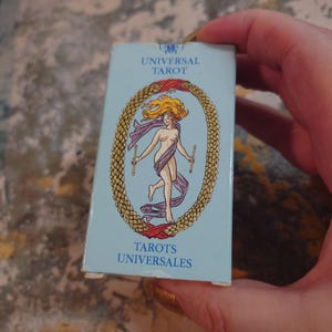 Tarot Universal MINIATURA. Lo Scarabeo. Baraja de tarot. Edición muy rara. Usada