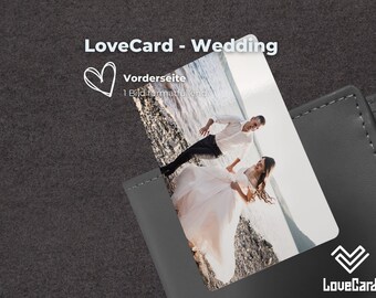 LoveCard Hochzeit - personalisierte Geschenkkarte für Deinen Liebsten