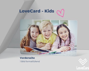 LoveCard Kids - personalisierte Geschenkkarte für Deinen Liebsten