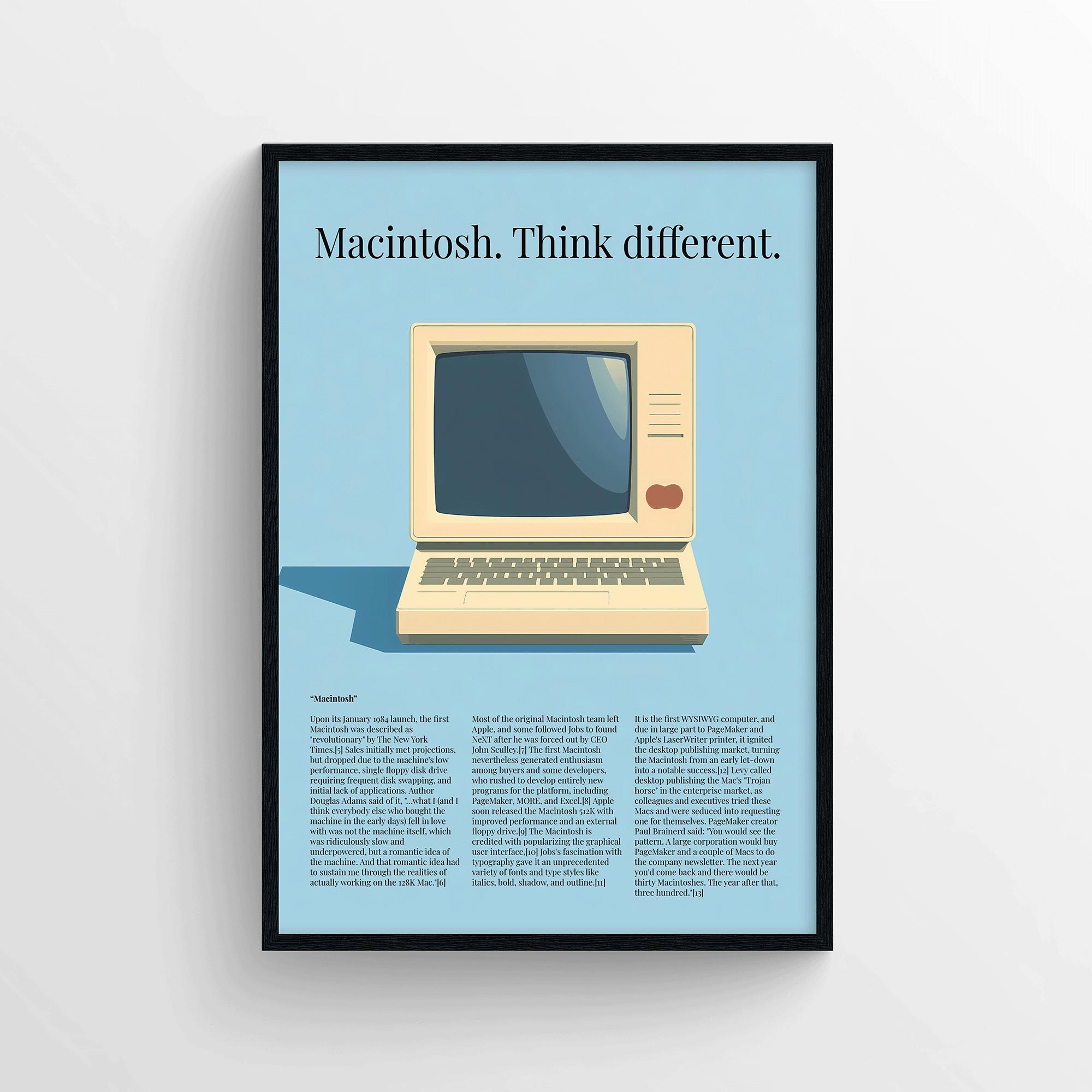 Think different apple poster - Etsy 日本