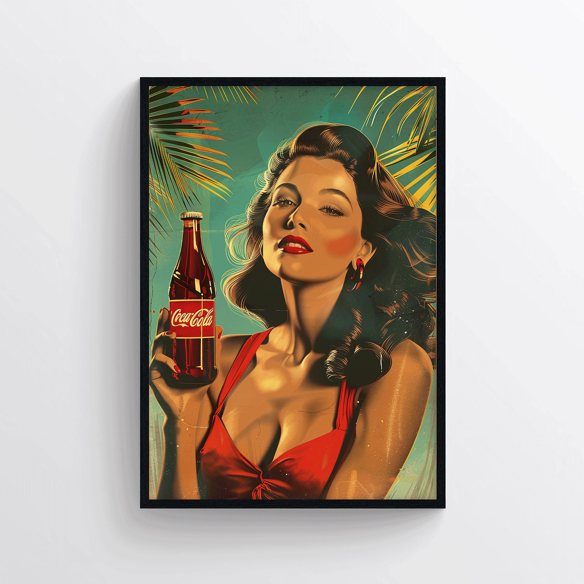 Coca cola pinup girl - Etsy 日本